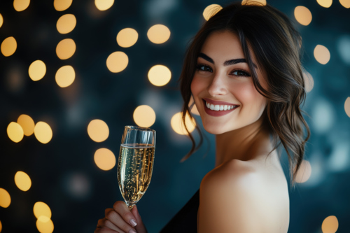 Adobestock 963132137 Champagne Party Girl