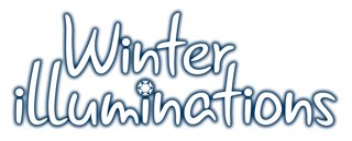 Winter Illuminations Logo Blue Glow