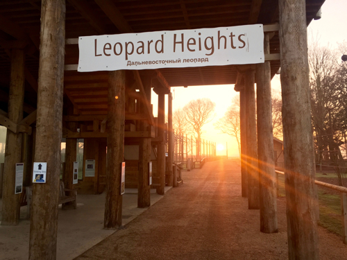 Leopard Heights Sign